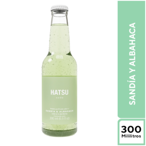 Soda Hatsu Sandia y Albahaca 300ml